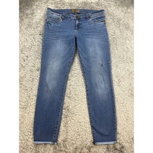 Kut From The Kloth Jeans Womens 14 Plus Mid Rise Slim Fit Stretch Y2K Mom Denim